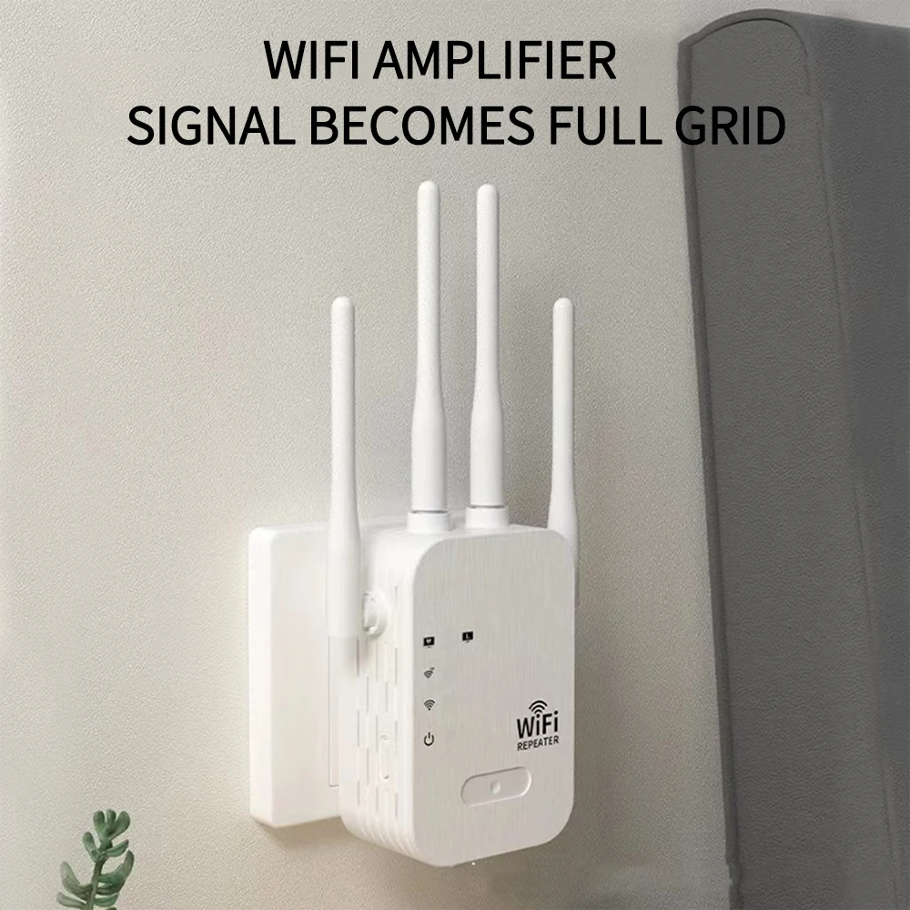 NEW 1200Mbps WiFi Repeater Wireless WIFI Extender WiFi Booster 5G 2.4G Dual-band Network Amplifier Long Range Signal WiFi Router