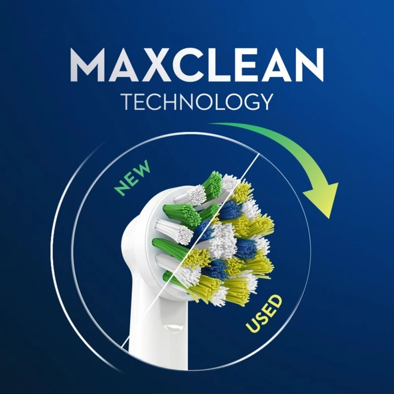 Сменные насадки Oral B Cross Action EB50, насадки для электрической зубной щетки, сменные насадки для D12/D5010/D100/P4000/Pro 4