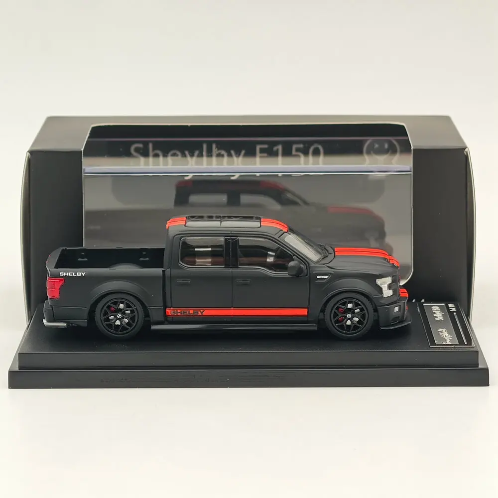 블랙 쉘비 슈퍼 픽업 다이캐스트 모델, 재미있는 모델, 1:64, 자동차 한정 컬렉션, 자동차 장난감 선물