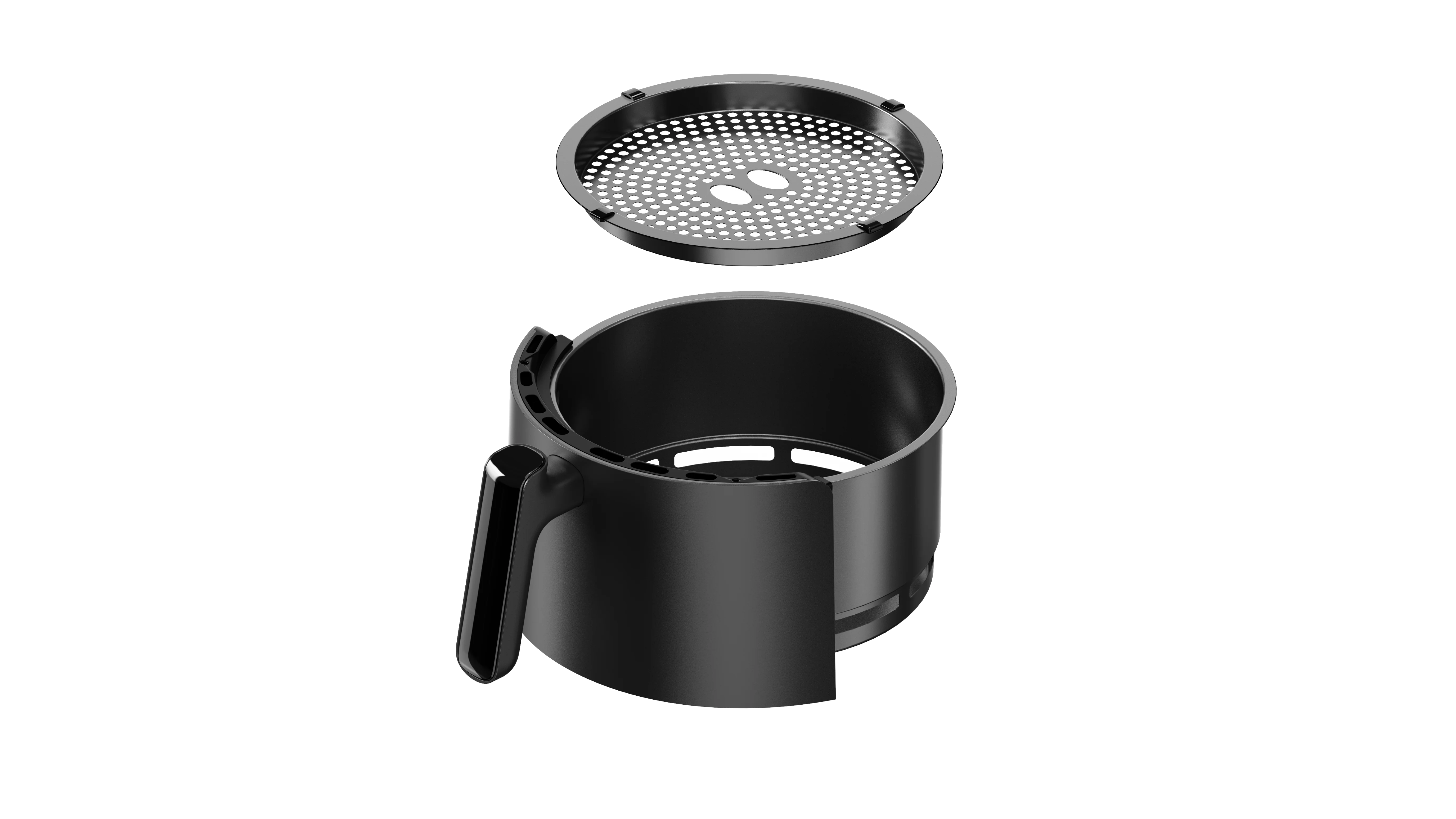 5L Digital Multi-Function Oil-free Air Fryer-Healthy Cooking for Households  Lightwave Tube Heating  Top Visibility Window