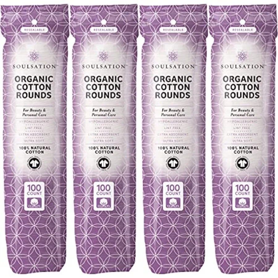 Organic Roun, 400 Count - Makeup Remover Pa Face, Lint-Free