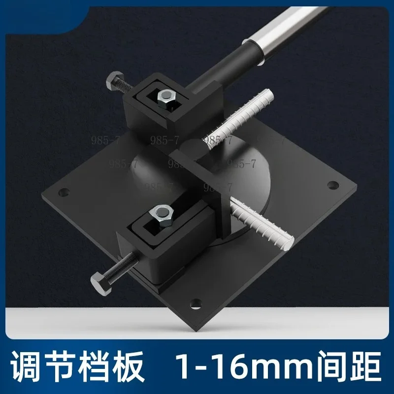 Manual Rebar Bender, Small Steel Bar Bending Tool, Portable Round Steel Right Angle Bender for Metal Wire