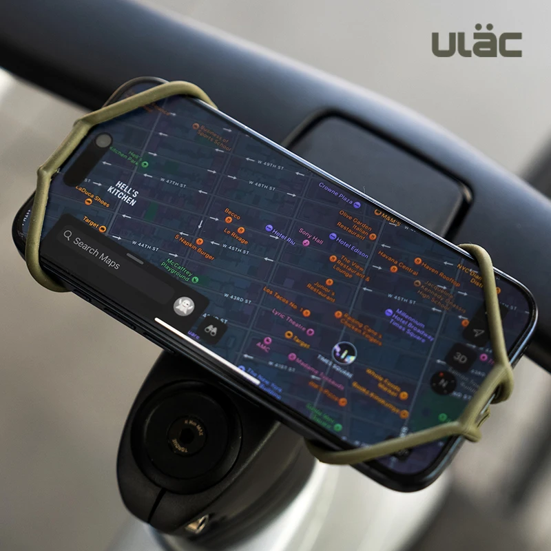 ULAC Motorcycle Bicycle Phone Stand 360° Rotatable Holder Suitable for IPhone Xiaomi All Bike Phone Stands Cycling Accessories