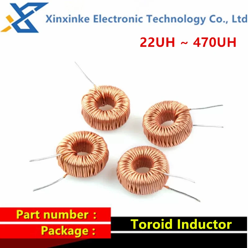 20PCS 3A 5026 Toroid Inductor 22UH 33UH 100UH 47UH 56uH 220uH 330uH 470UH  Winding Magnetic Inductor 0.4MM 0.5MM 0.6MM