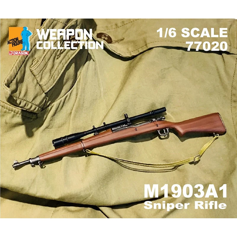 

Dragon DML 1/6 Scale M1903A1 Sniper Rifle Weapon Model for 12inch Action Figure Accessories Soldier Army Collection In Stock