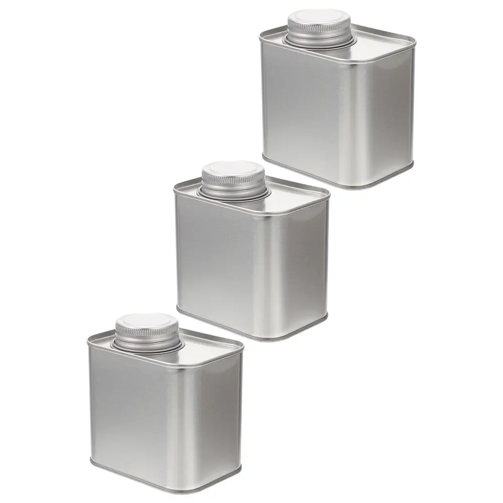 

3pcs Coffee Bean Powder Tin Can Airtight Storage Containers Tea Tins Food Jars Lids Kitchen Canisters Vacuum Sealed