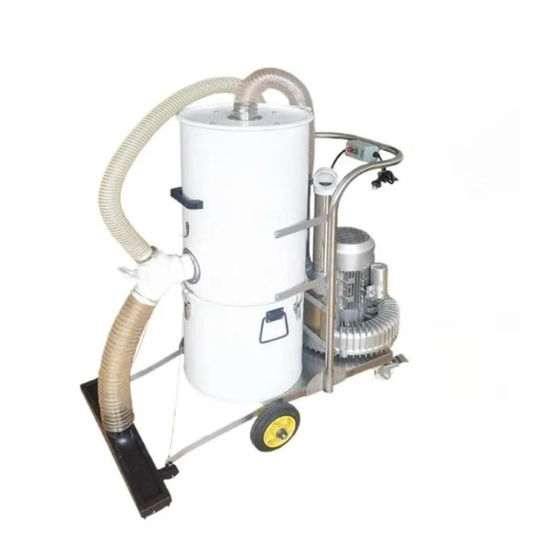 Large 3-stage cyclone vacuum cleaner with 75mm diameter, suitable for efficient dust removal in all occasions