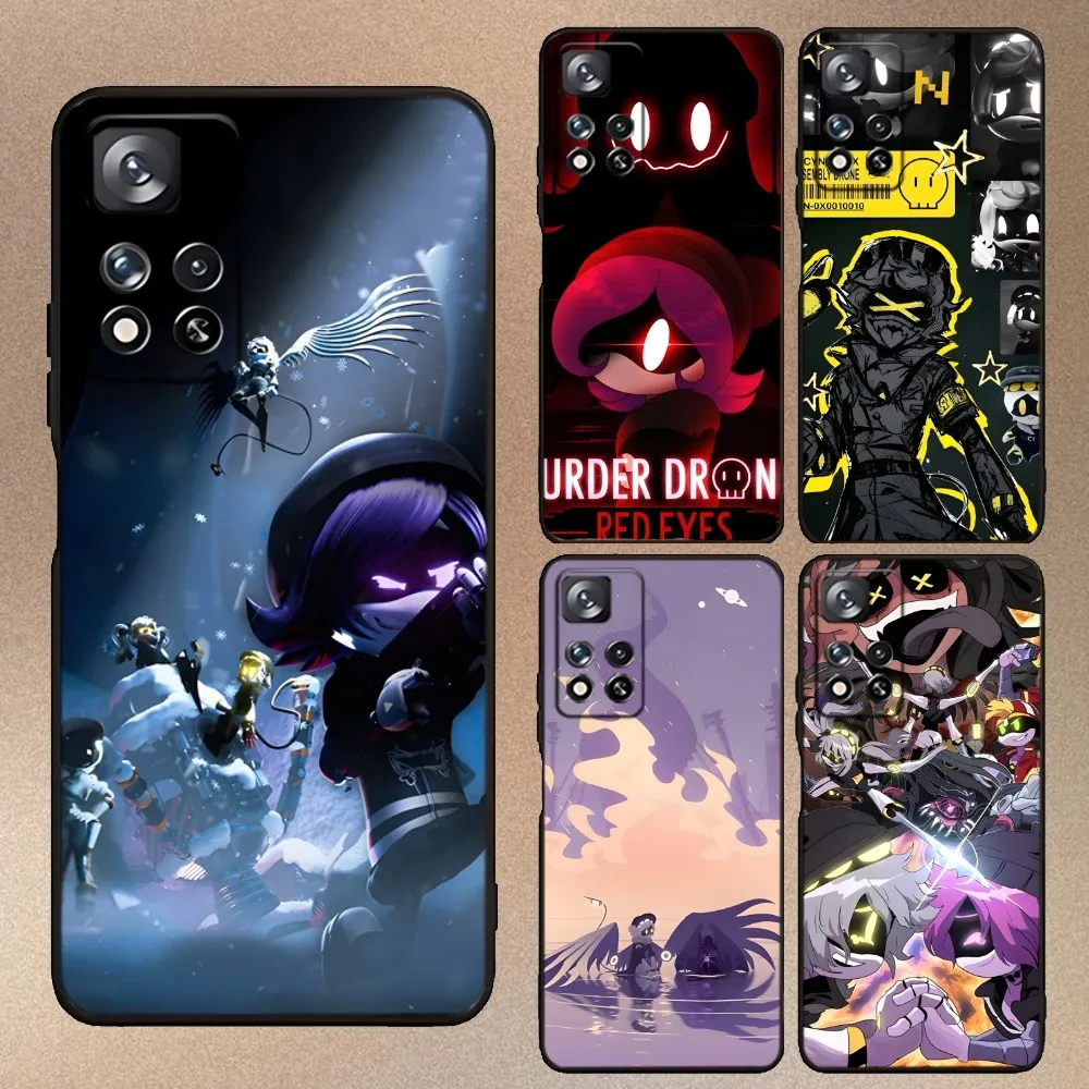 

M-MurderS Drones UZI V Phone Case For Samsung Galaxy A73,A91,A53,A52,A32,A73,A13,A21,A34,A71,A31,A22,A20 Black Cover