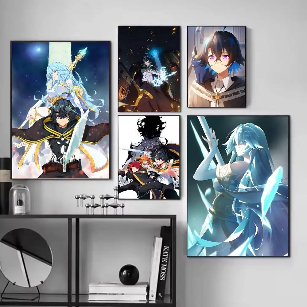 Anime W-Wistoria Wand and S-Sword Manga posters Self-adhesive Paper Print Home Living Room Bedroom Entrance Bar Cafe Art