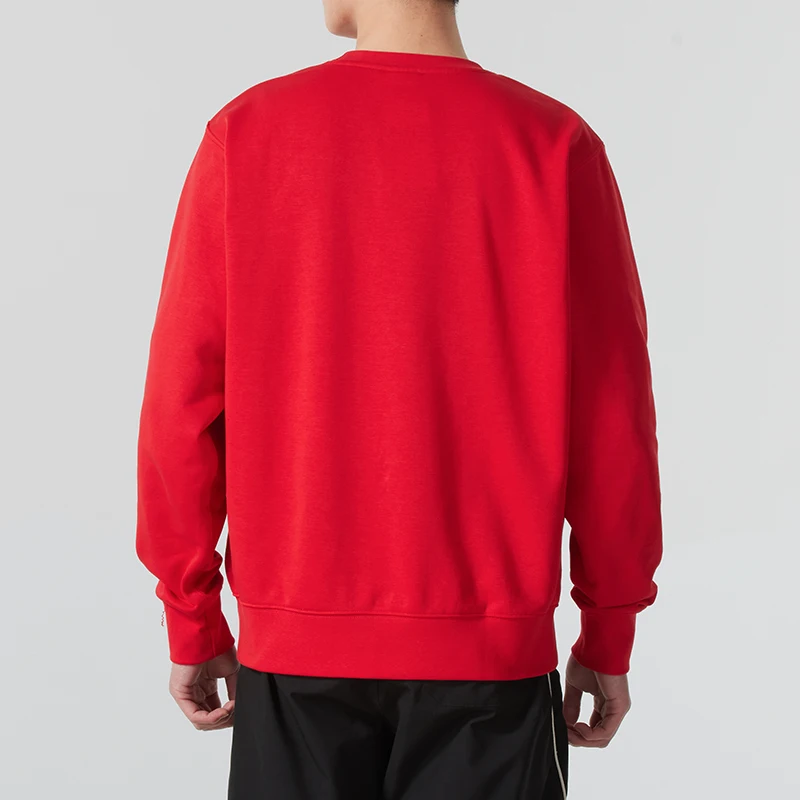 نايك (نايكي) الرجال البلوز محبوك ملابس رياضية لباس غير رسمي التنقل اللياقة البدنية بأكمام طويلة مريحة جولة الرقبة البلوز Fn3889-657 #4