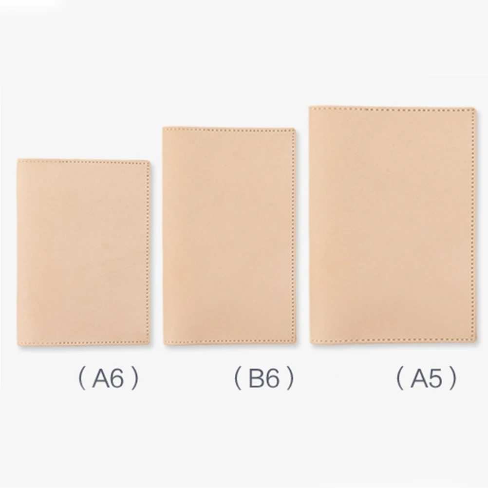 

A6 Notebook Cover Vintage Journal Protector Office Storage Bag Stationery Case Leatherette Gift For Writers Readers Students