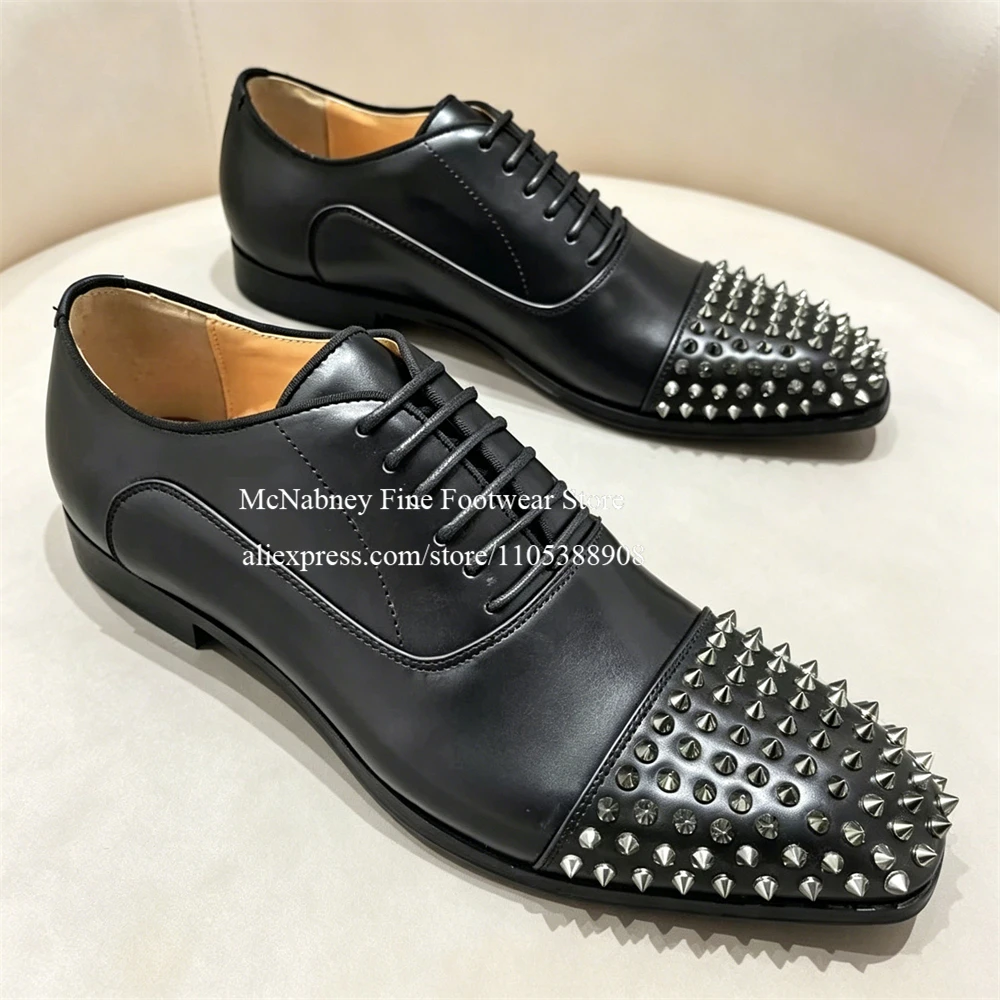 Spike Studs leren herenschoene - Formal Wear For Men In Wedding recensie en prijs