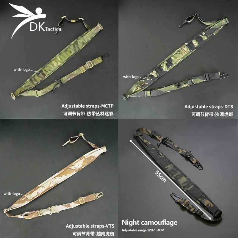 New Tactical Sling Straps 2 Point 500D Nylon Adjustable 100-135CM Outdoor Sport Airsoft Shoulder Strap For Weapon Accessories