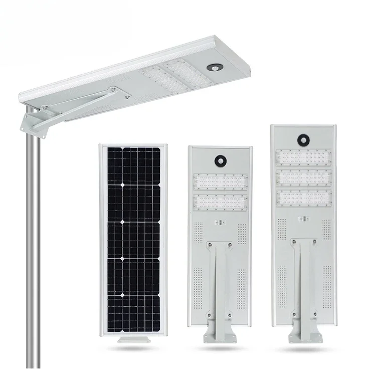 

40W 50W 60W IP65 Integrated Intelligent All In One Solar Led Street Light Outdoor Lighting Solar Street Light