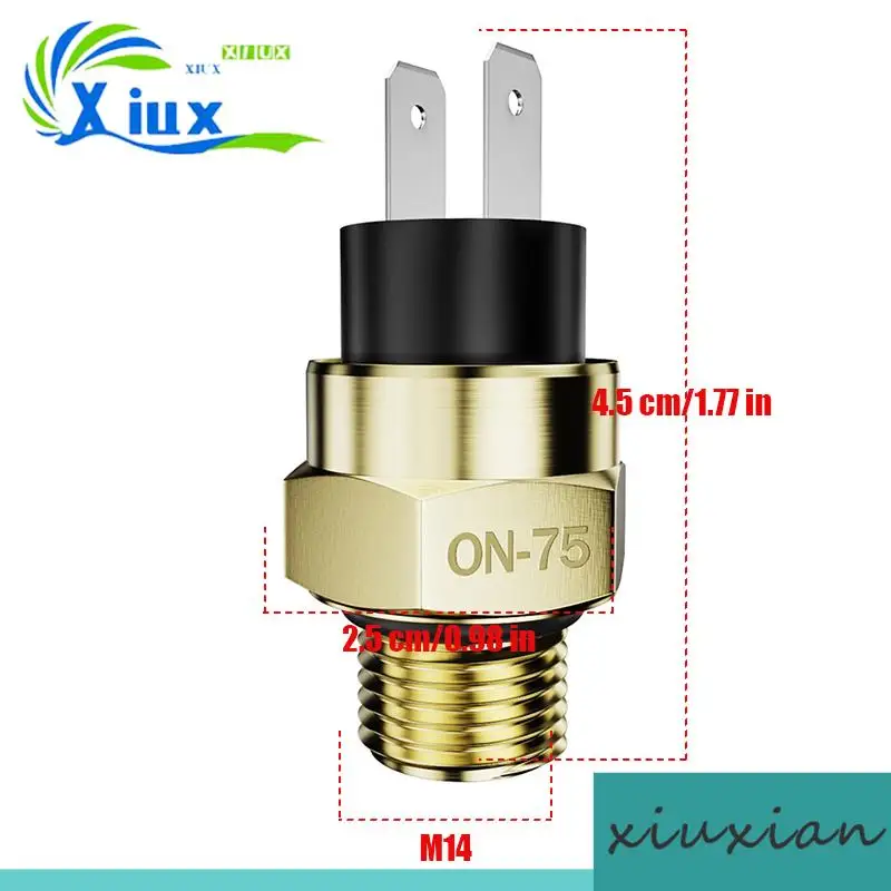 

Explosive durable brass motorcycle radiator cooling fan water temperature thermostat switch M14 M16, high efficiency performance