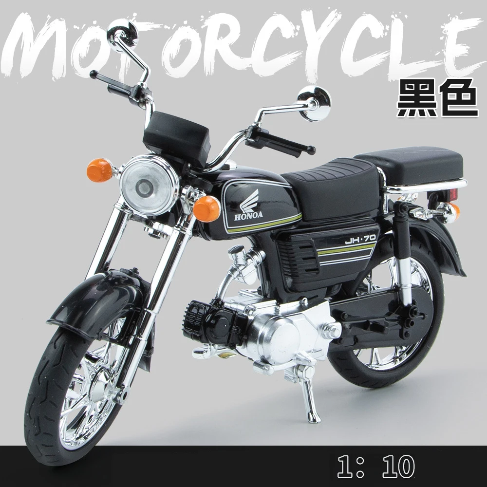 Mini 1:10 Classic Vintage Motorcycle Alloy Model Nostalgic Acousto-optic Exquisite Creative Ornaments Collection Boy Toy Gift