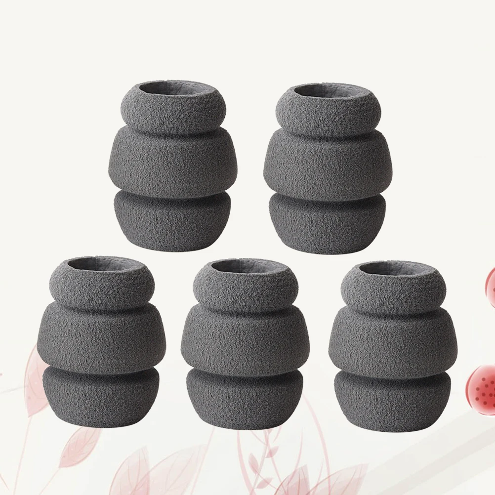 

5pcs Machine Damping Handle Cover Anti-Shock Sponge Grip For Tattoo Artists Flexible Comfortable Use 41Mm Grey