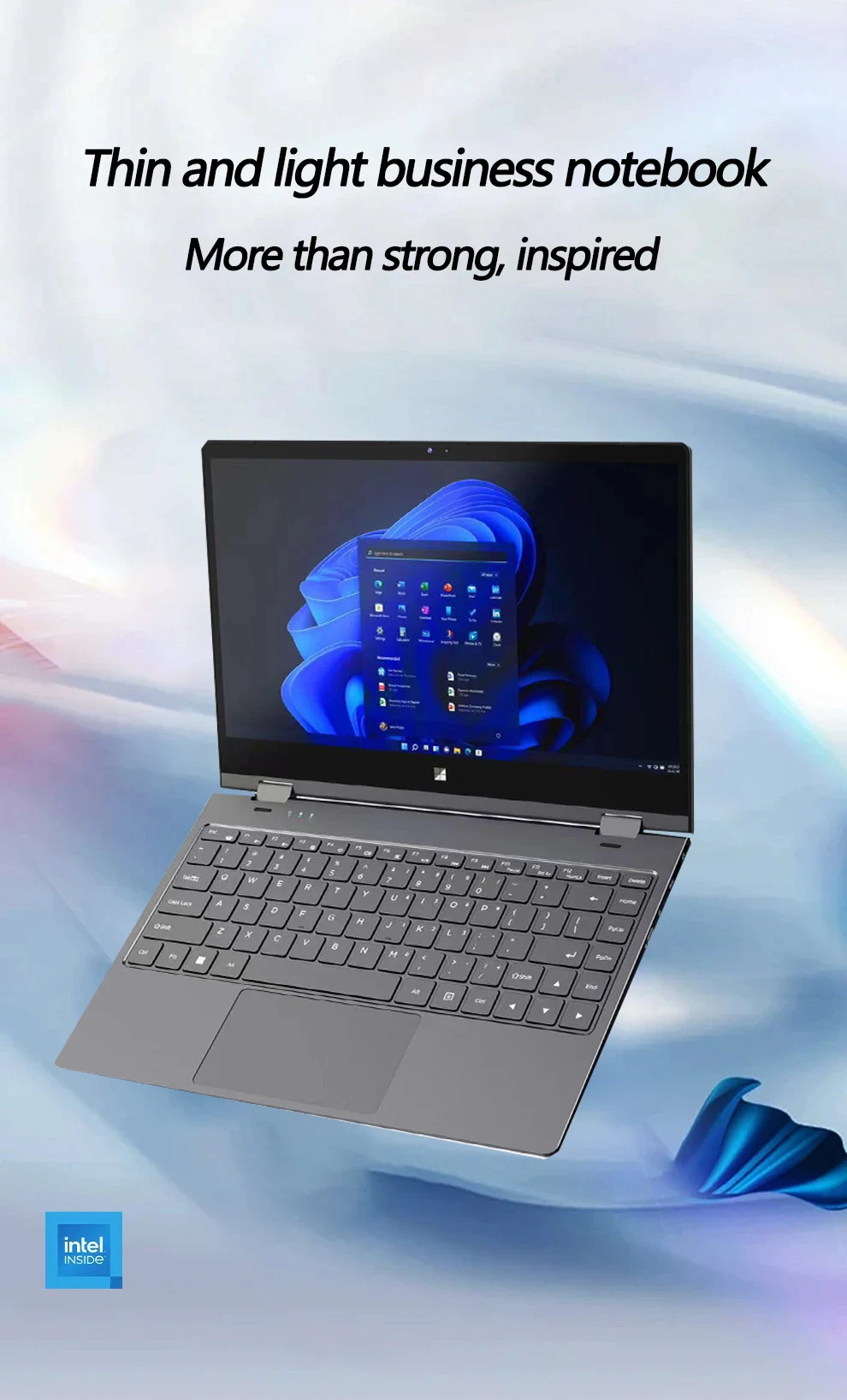 14'' Touch 360° Flip 2-in-1 Laptop FW-Y1 Mini Convertible Tablet Notebook Intel N95 12GB LPDDR5 Portable Student Office Netbook