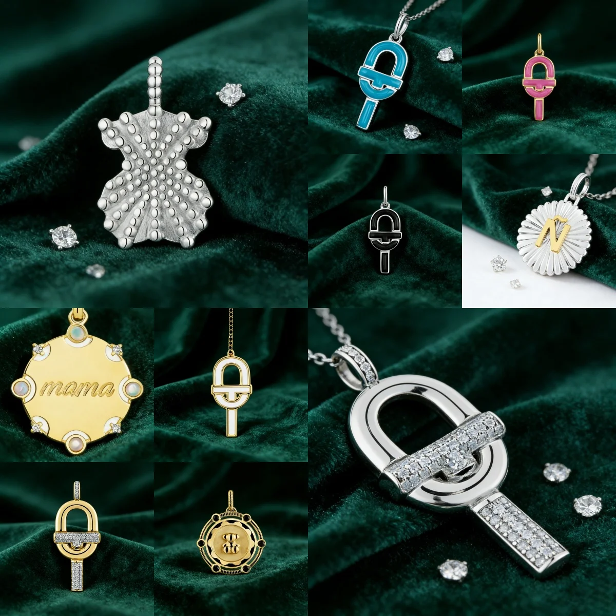 

Solid Gold Teddy Bear Pendant - Timeless Classic Animal Jewelry for Gifts