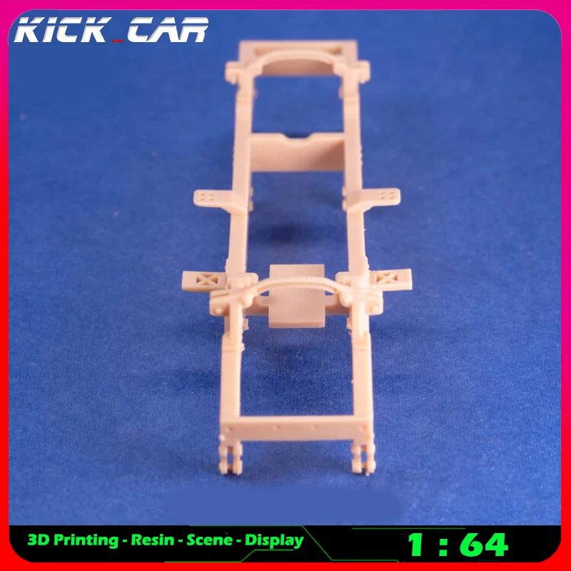 Kickcar 1/64 Vehicle Frame Model Car Diorama Uncolored Resin Garage Scene Repair Tools Decoration Simulation Scene Toy