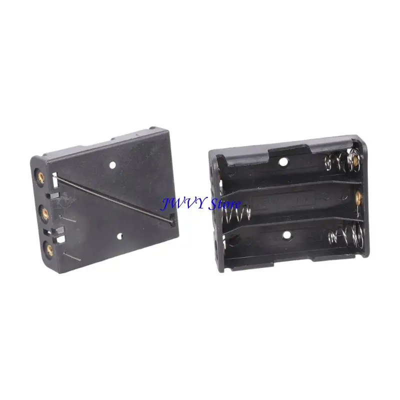 علبة بطارية 573A 2A محطات لحام من البلاستيك المعدني لمشاريع DIY #4