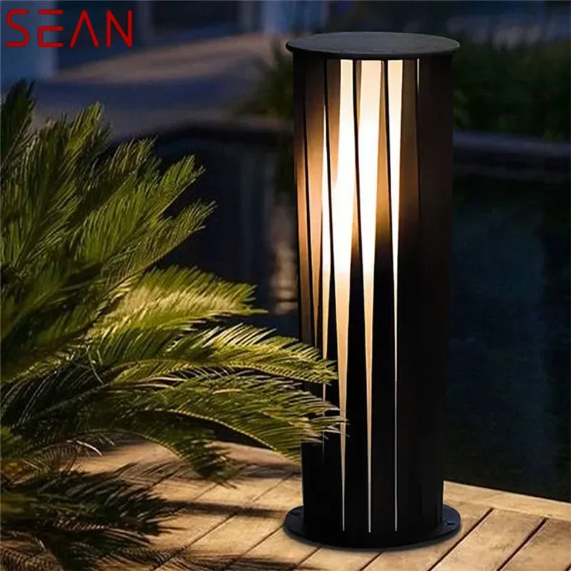 SEAN Contemporary Outdoor Lawn Lamp LED Electric Waterproof Villa Garden Courtyard District Residential Quarters Lawn Lamp ﻿