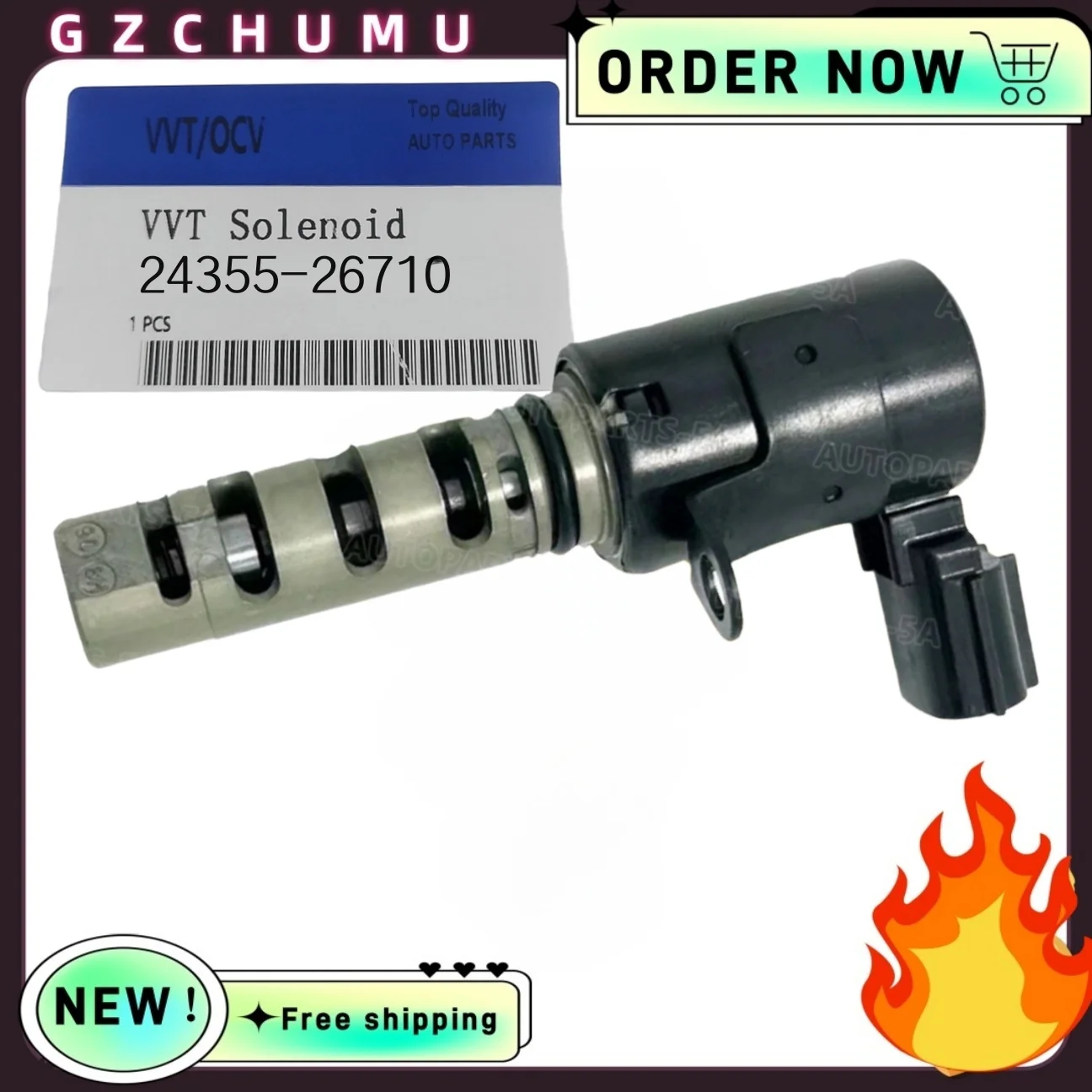 

24355-26710 Oil Control Valve for 2006-2011 Hyundai Accent Kia Rio Rio5 1.6L