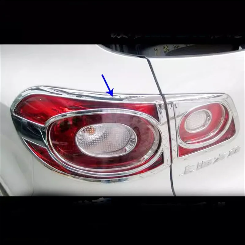 

For Volkswagen Tiguan 2009 2010 2011 2012 Chrome Rear Taillight Sticker Tail Light Lamp Cover Trim Car Accessories