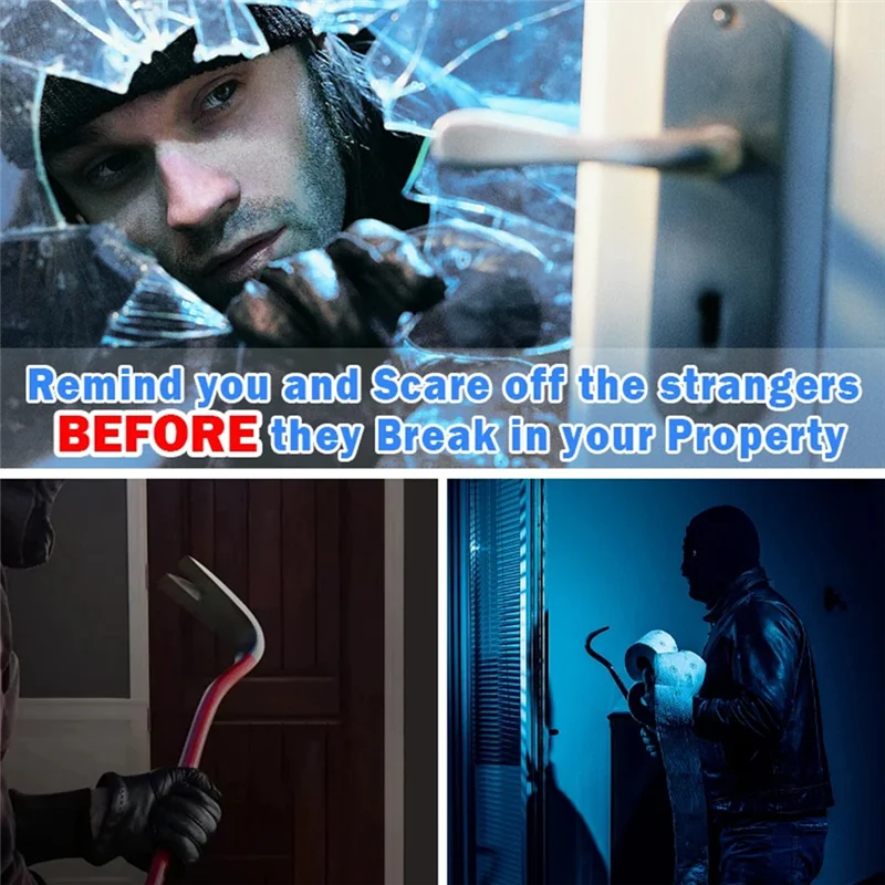 APPLIA-Smart Home Security Rilevatore di sensori di movimento Wifi resistente agli agenti atmosferici per esterni-Controllo APP remoto per le notifiche Alexa