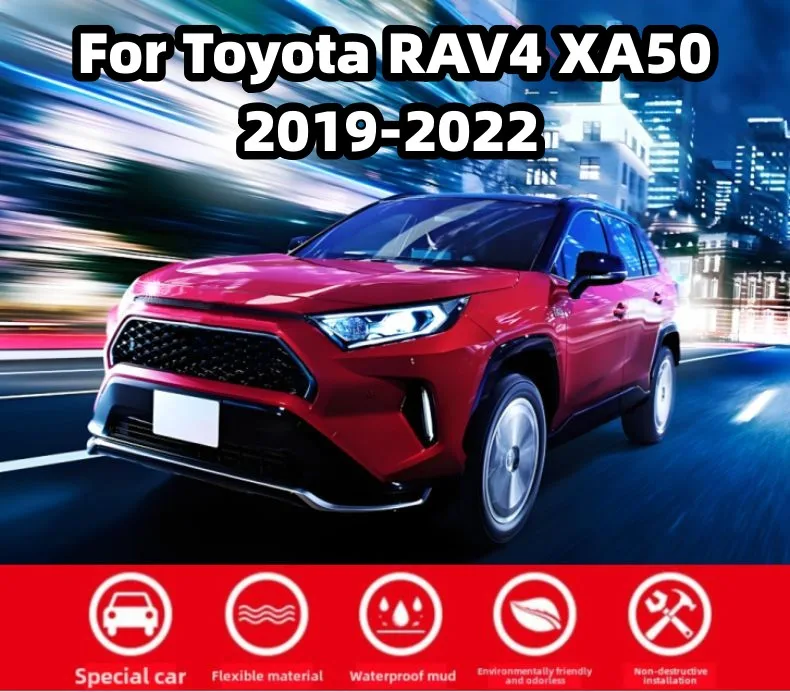 Für Toyota RAV4 XA50 2019 2020 ~ 2022 RAV 4 Hybrid 2 stücke Auto Hinterrad Anti-splash Schmutzfänger futter Kotflügel Außen Zubehör – Detail 1