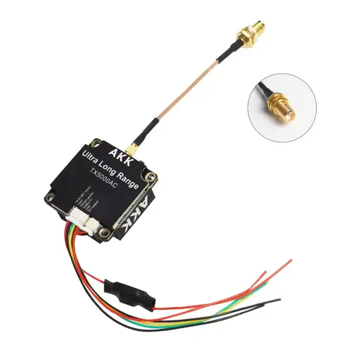 AKK FPV VTX TX5000AC Ultra Long Range 96CH 5W 4.9G-6G Ultra Wide Band Video Transmitter - Image 2