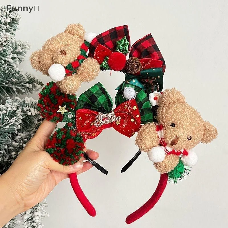 

1pc Reindeer Antlers Headband Christmas And Easter Party Headbands Deer Antlers Headband With Bells Cute Reindeer Ears Headband