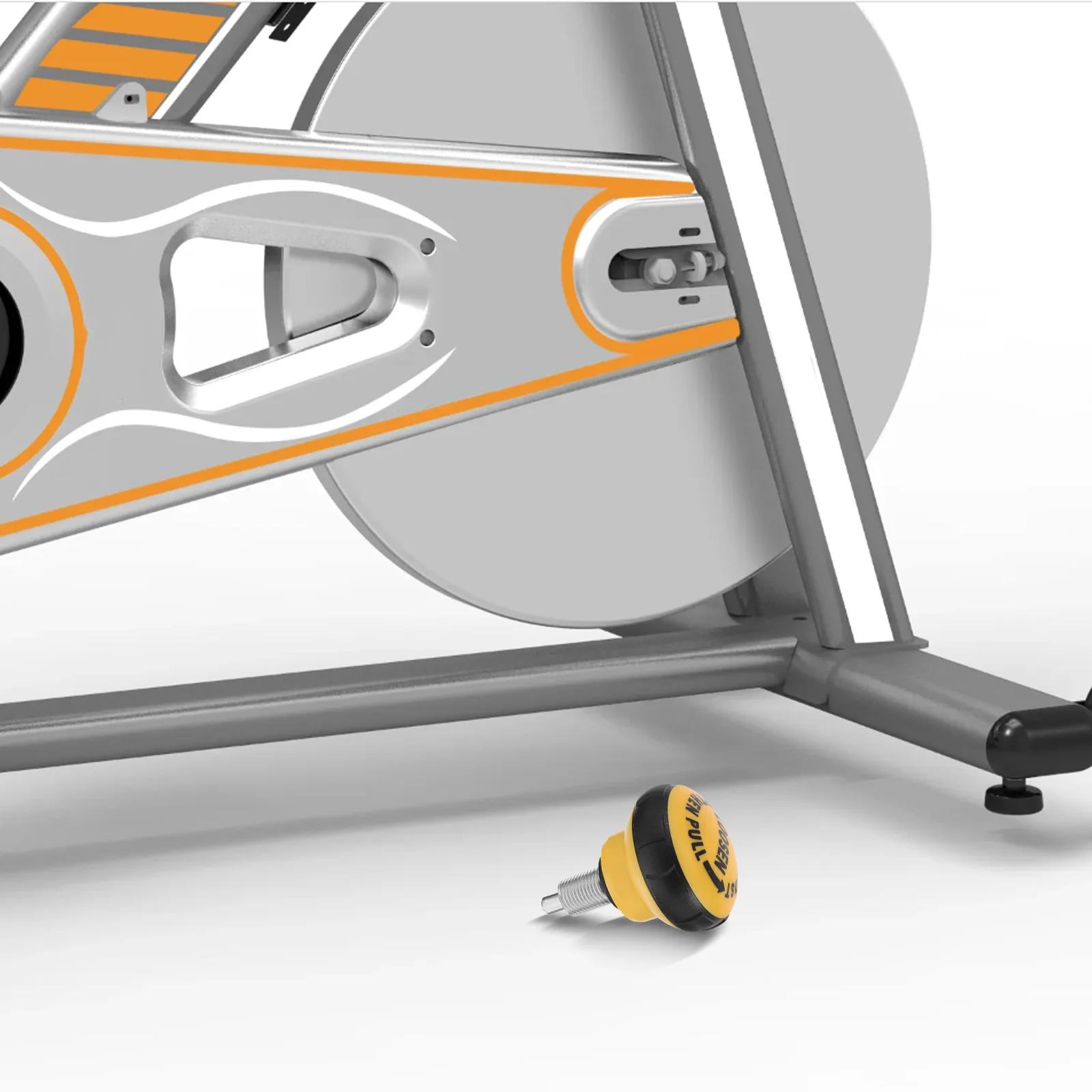 الكرة على شكل سحب دبوس الربيع المقبض لممارسة الدراجة الوزن مقاعد البدلاء أجهزة لياقة بدنية داخلي ركوب الدراجات آلة استبدال أجزاء