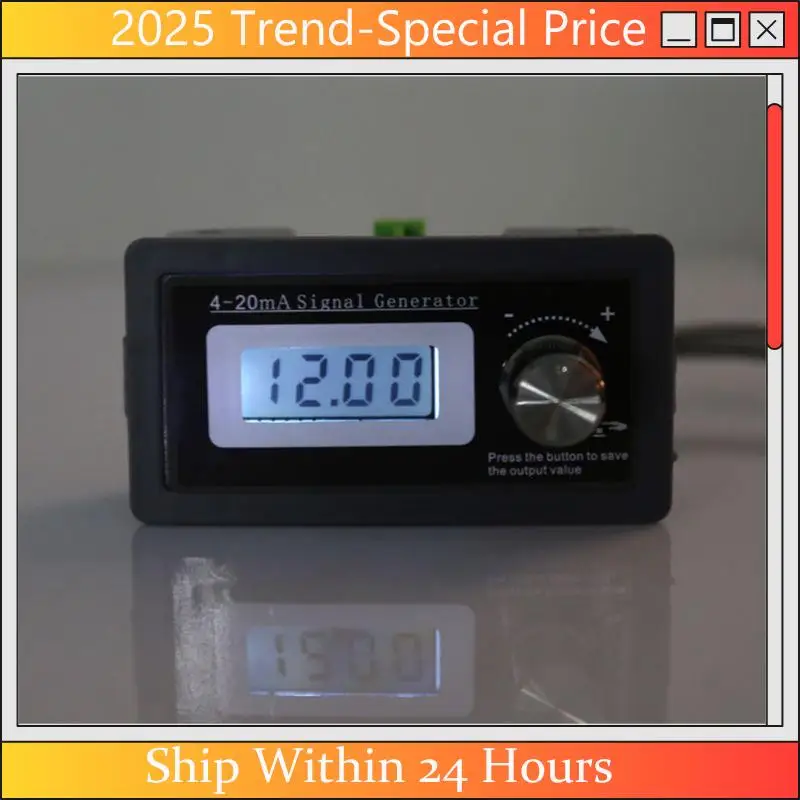

A61Z Deals 2-Wire 4-20MA Current Loop Signal Generator Panel-Mounted Current Transducer Support 2,3,4 Wires A0KF