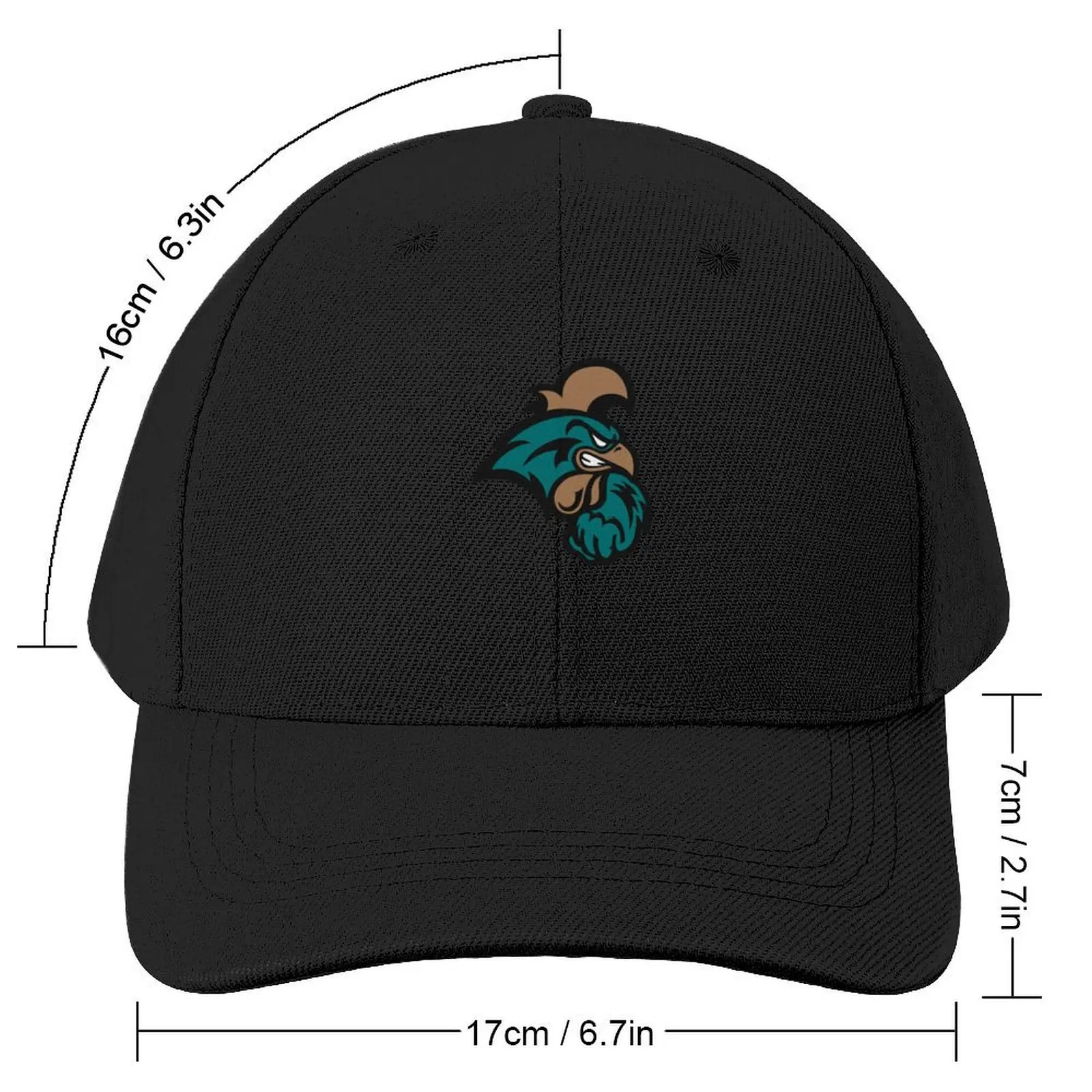 The Coastal Carolina Chanticleers Baseball Cap black hard hat Anime Sports Cap Mens Tennis Women's