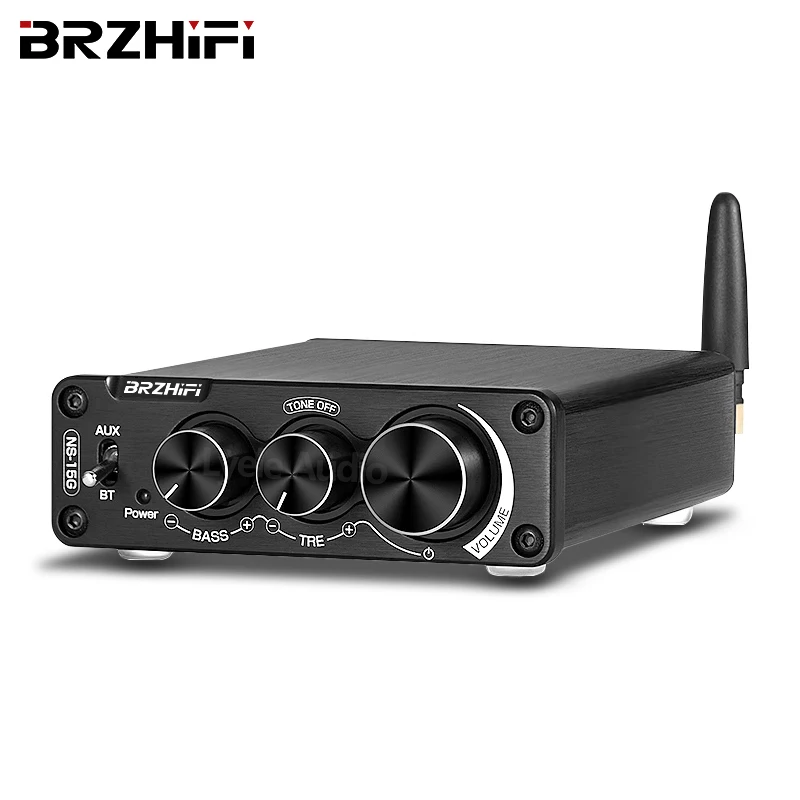 

TPA3116 Mini Digital Power Amplifier HiFi Stereo Bluetooth 5.0 100W*2 Home Sound Amplifier Sound Adjustment