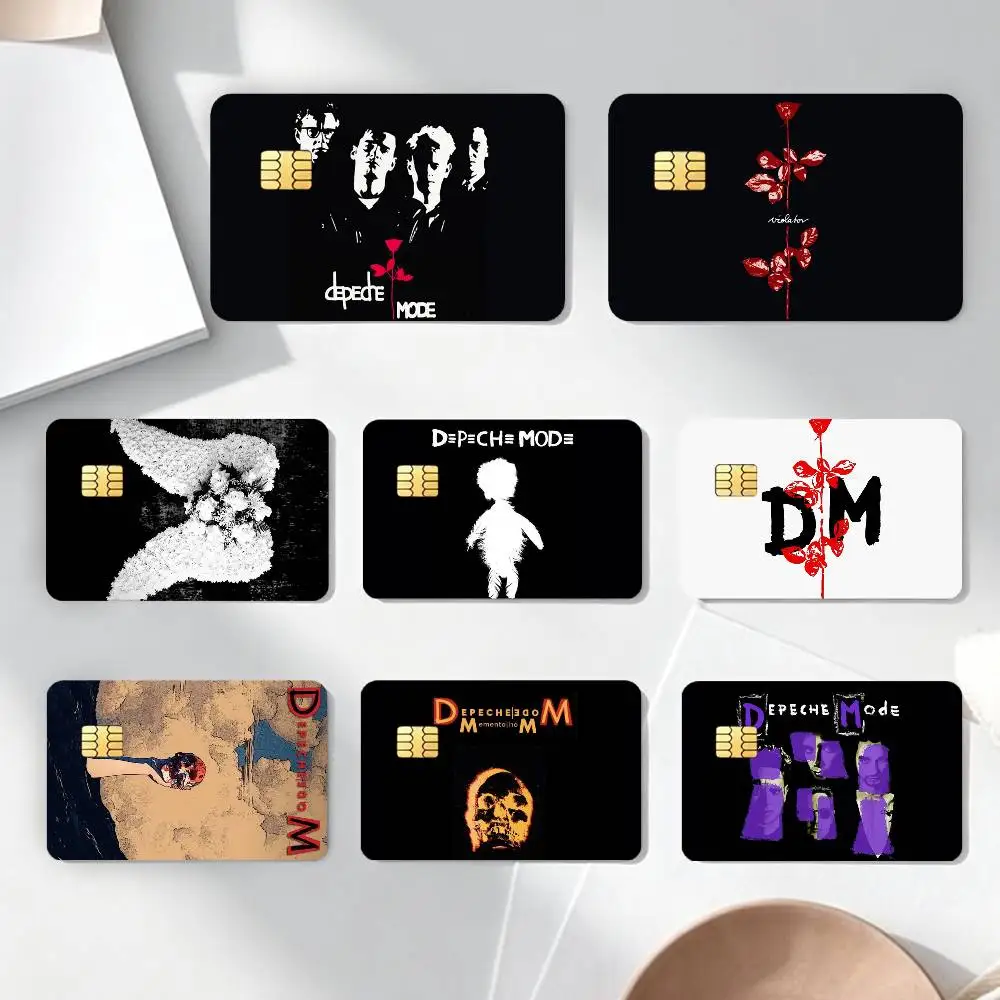 

SynthBand D-Depeche M-Mode-E Stickers Credit Debit Card Film Skin Sticker Credit Card Skin Stickers For Bank Card Bus Metro