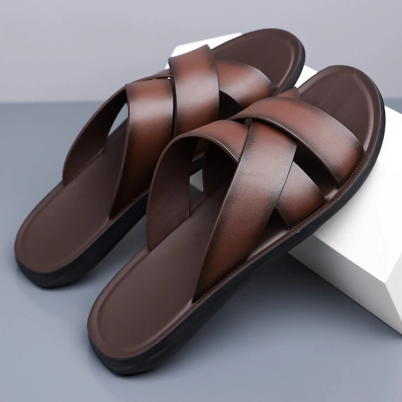 

Мужские повседневные летние шлепанцы: хит продаж, стильные, легкие, для улицы и пляжа