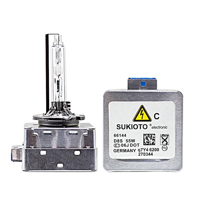 

2PCS SUKIOTO CLASSIC XENSUKIT Car Xenon D8S 35W HID Headlight Bulb 4300K 6000K 8000K D8S 55W Xenon Light For 12V Auto Headlamp