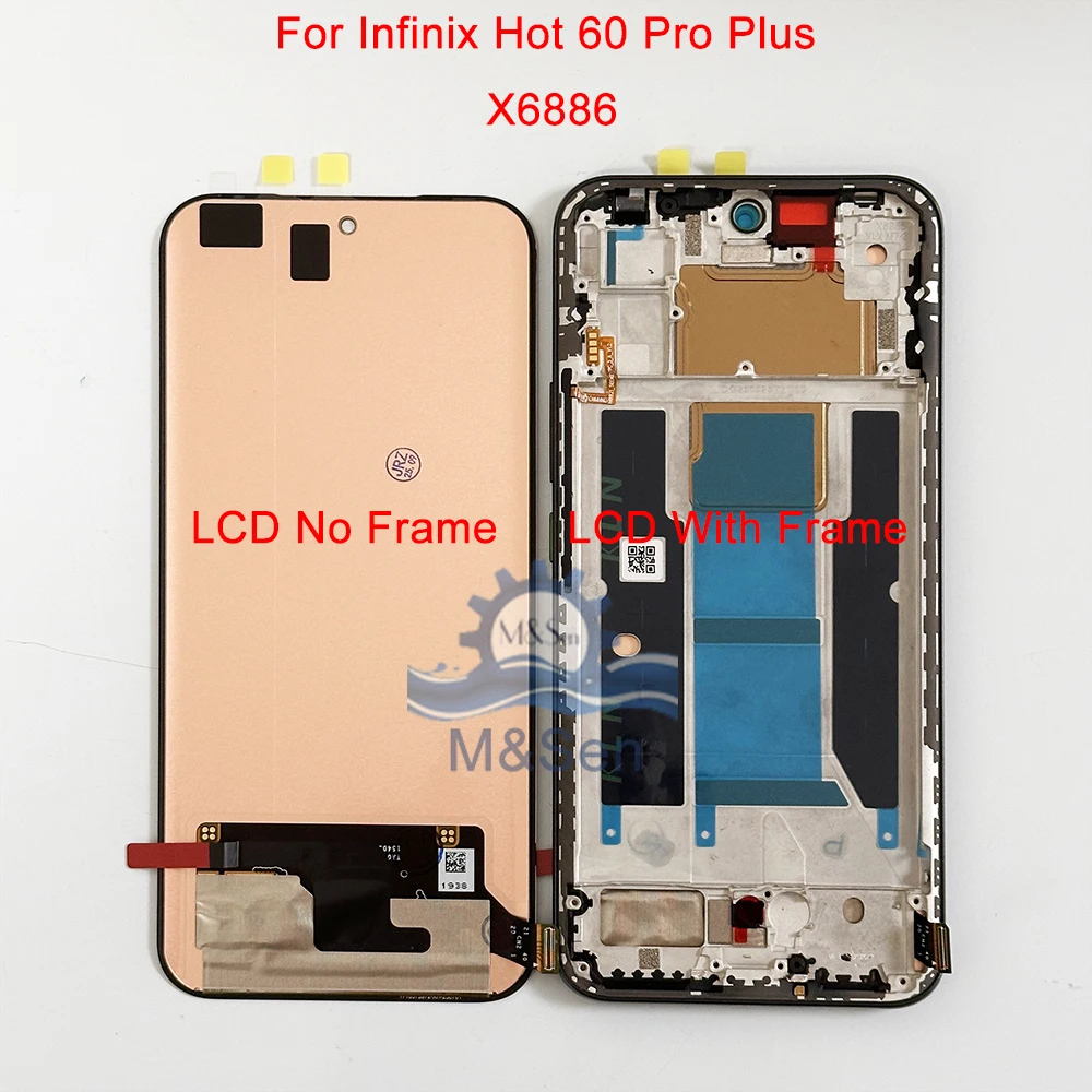 original-for-infinix-hot-60-pro-x6885-display-lcd-screen-touch-for-lcd-for-hot-60-pro-plus-x6886-frame