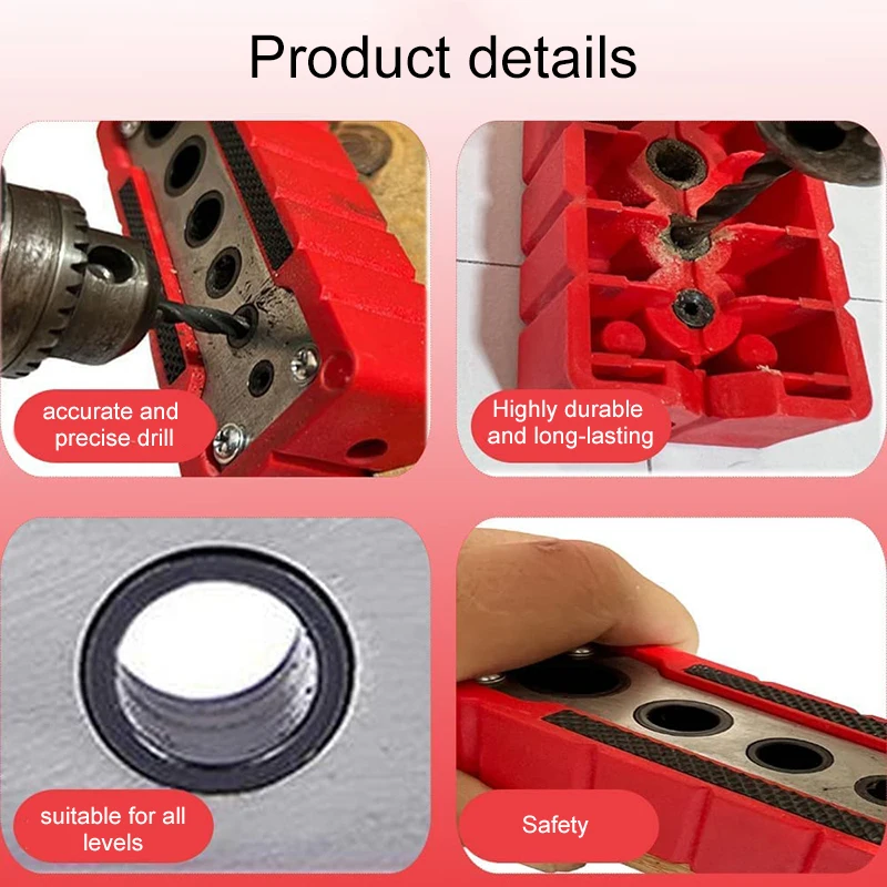 1pc Multi-functional Woodworker's Hole Punch Woodworker's Drilling Locator Woodworker's Locating Tool