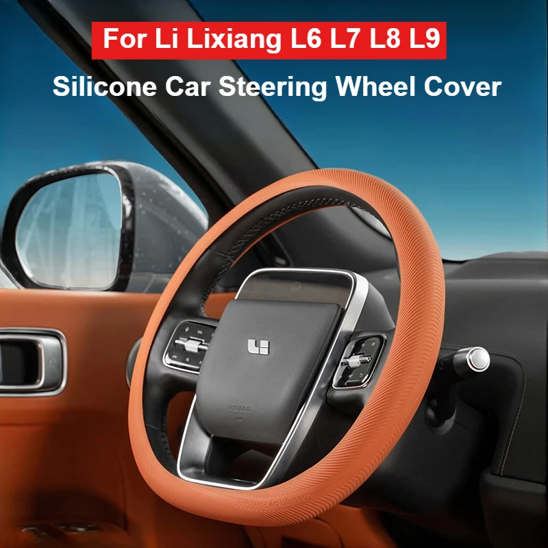 

For Li Lixiang L6 L7 L8 L9 2022 2023 2024 Car Styling Steering Wheel Cover Anti Dirt Anti Scratch Protective Cover Car Accessory