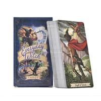 78Pcs/set Everyday Witch Tarot Card English Board Game Playing Card Guidance Divination Fate Tarot Deck Cards for Women