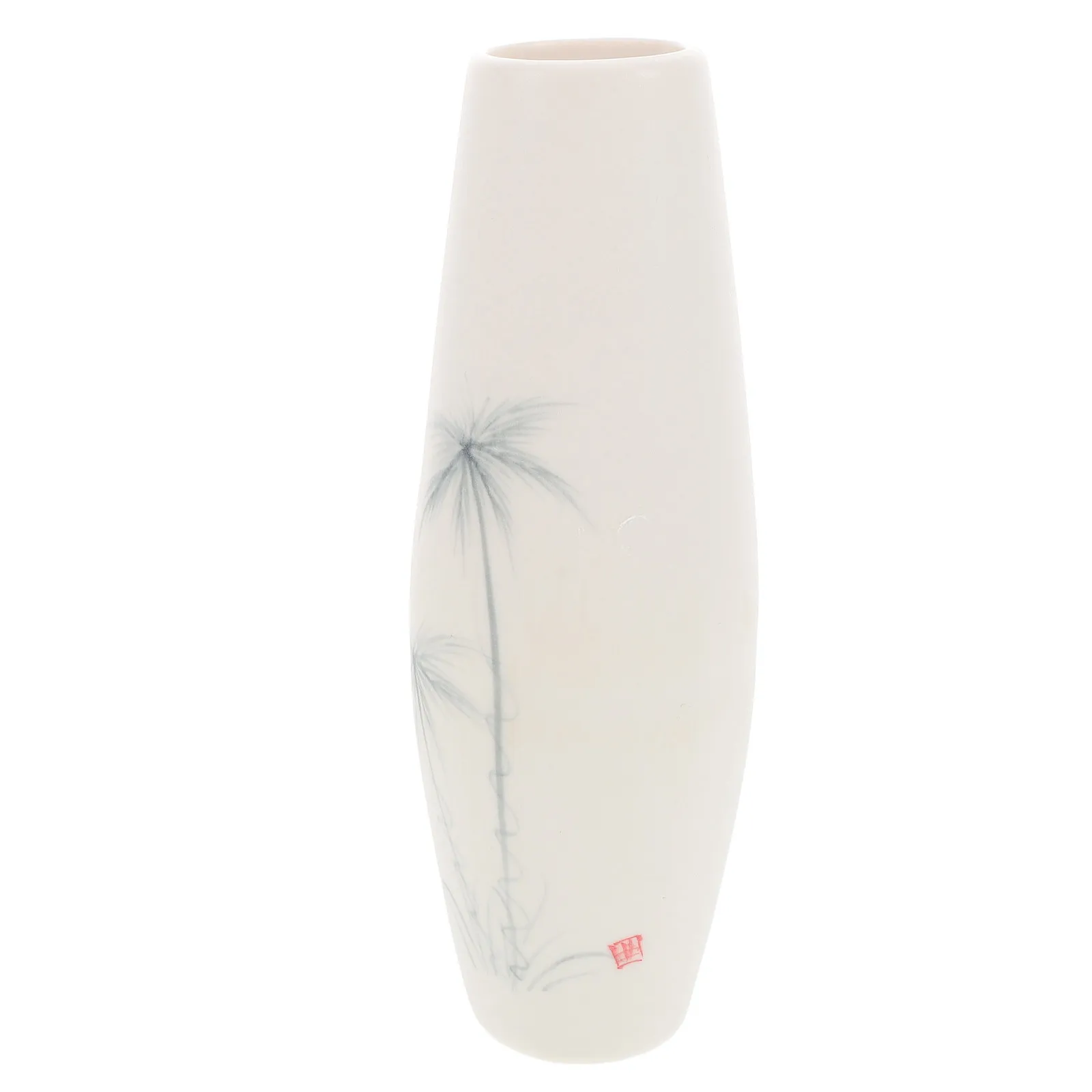 Hand-Painted Matte Ceramic Vase Small Size for Flower Arrangement Dried Flower Storage Desktop Decor Table Centerpiece Home