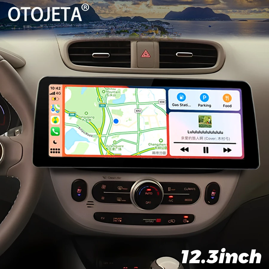 

Автомобильный видеоплеер 12,3 дюймов 1920*720 Qled экран Android 13 2Din Радио стерео для KIA Soul 2014 GPS Мультимедиа Carplay головное устройство