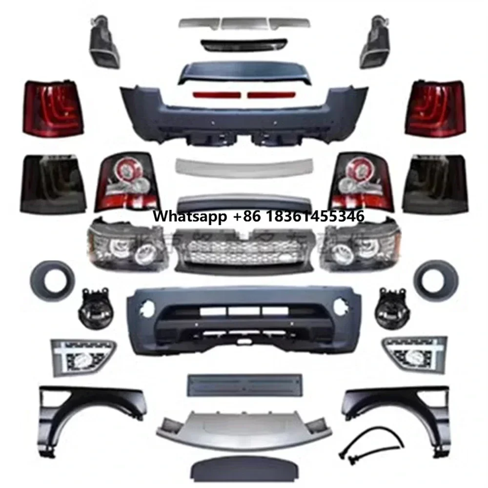 

For Range Rover Car surround body kit Front rear bumper grill taillight fog lamp cover
