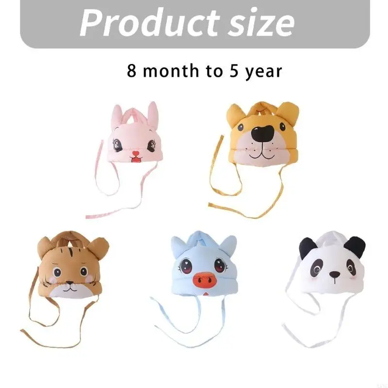 A5YC Topi Pengaman Bersirkulasi Bantalan Kepala Helm Pengaman Bayi Topi Pelindung Kepala Bantalan Kepala untuk Berlari Berjalan