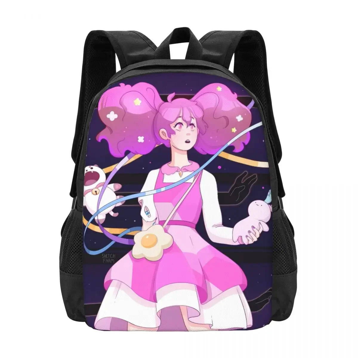 

Рюкзак для ноутбука Bee PuppyCat для путешествий, сумка для компьютера для бизнес-коледжа, подарок для мужчин и женщин