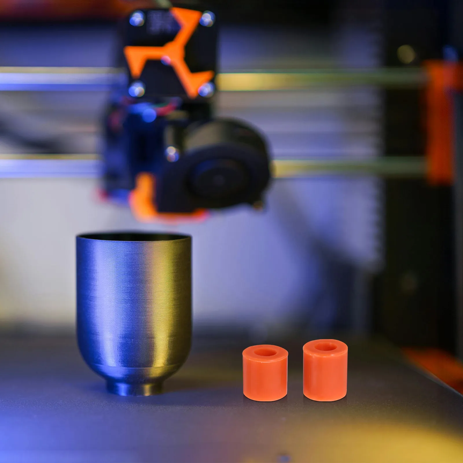 

8Pcs Silicone Printer Leveling Columns Shock Absorption Heat Bed Spacers Replacement Printer Leveling Parts for Stable 3D