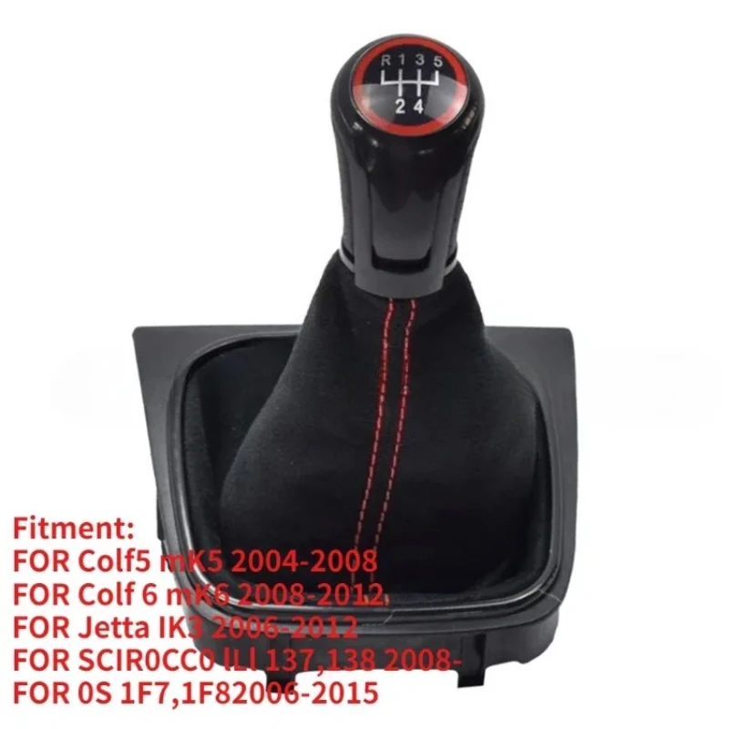 

Gear Shift Knob for Golf 5 MK5 Golf 6 MK6 Car Speed with Gaiter Boot Jetta MK3 SCIROCCO III